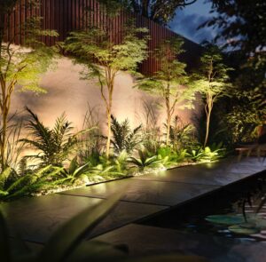 Iluminación de jardines